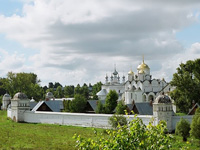 Суздаль. Покровский монастырь. Общий вид.