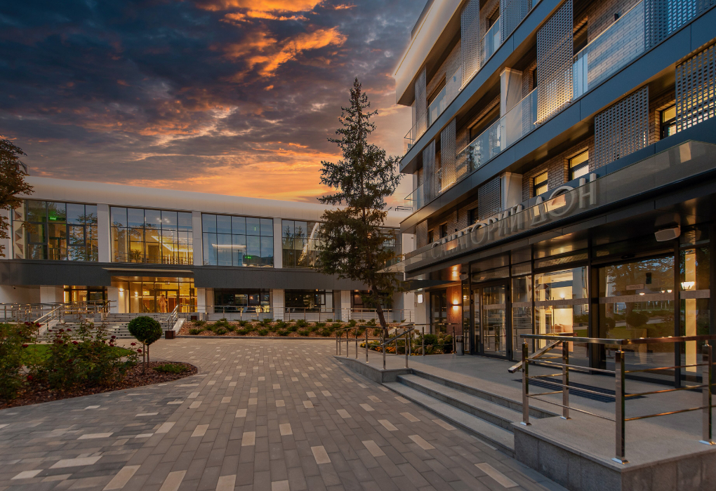 Санаторий "Дон", г. Воронеж, Воронежская область Санаторий Дон в Воронеже - территория и корпуса